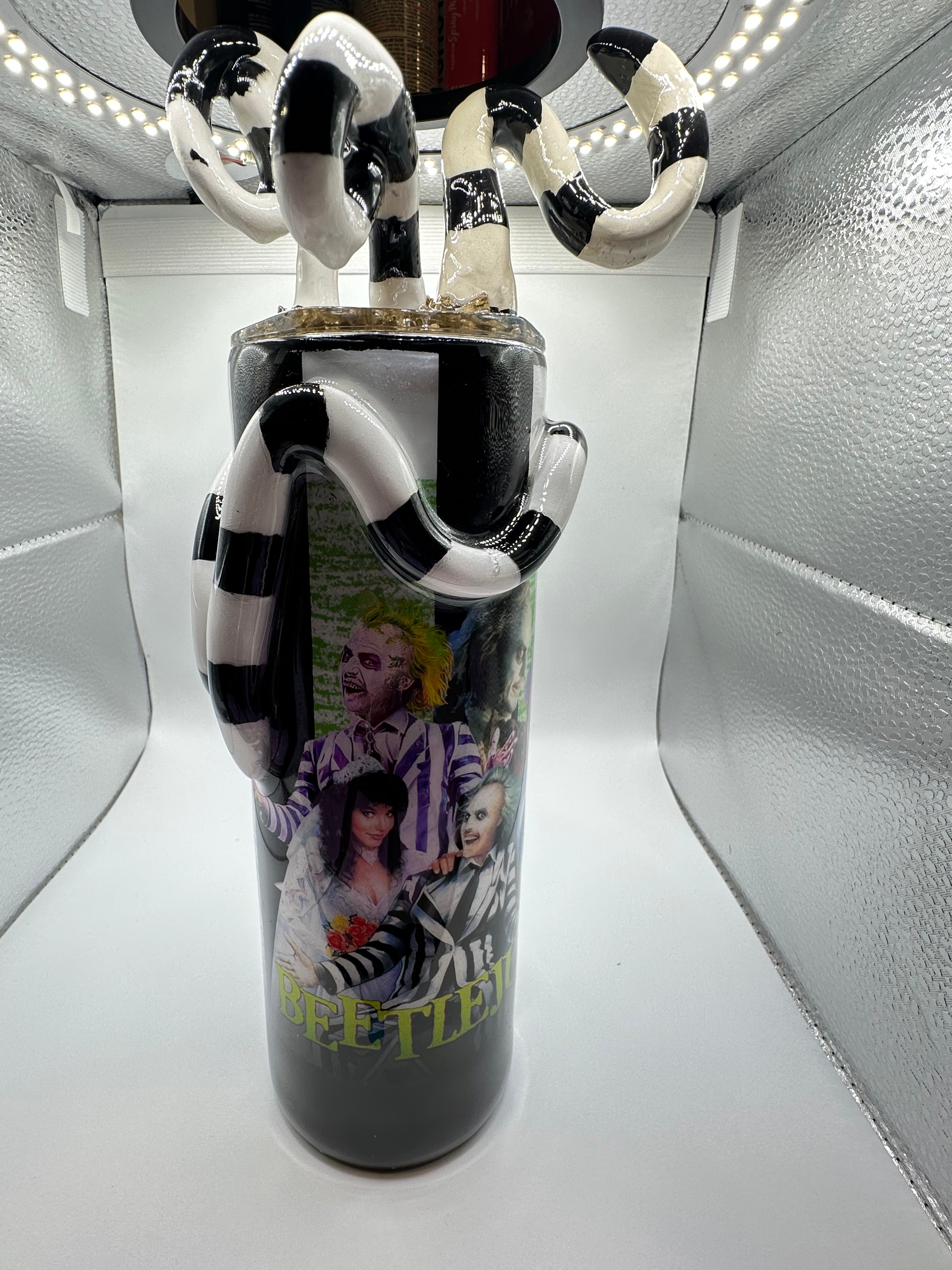 🖤 “Sandworm Madness” 3D Custom Tumbler 🖤 | Handmade Horror Cup | Movie-Inspired Drinkware