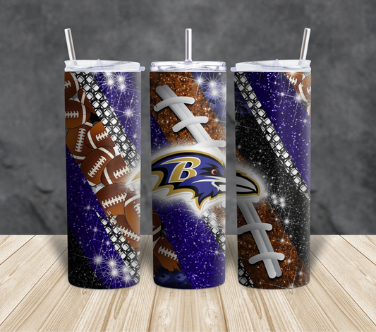 Football themed Tumblers