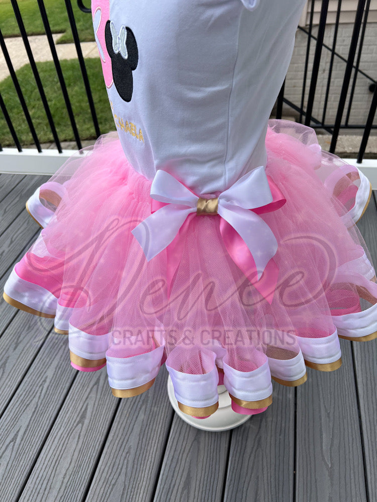 Minnie 3rd Birthday Tutu set