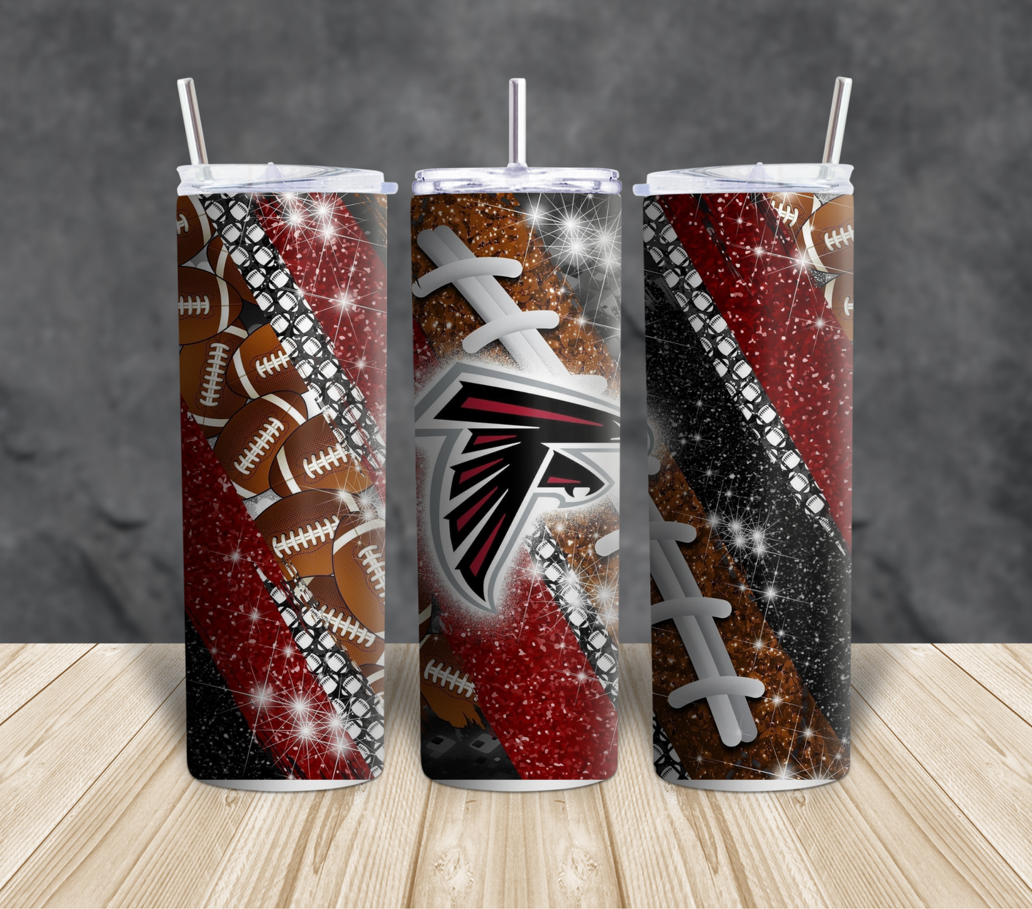 Football themed Tumblers