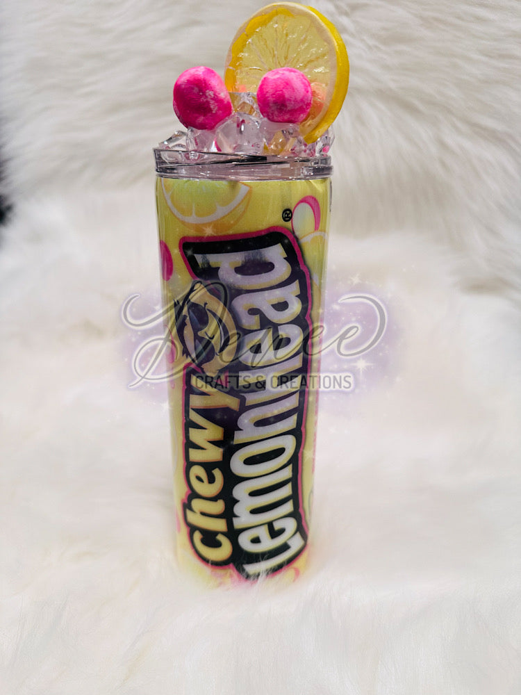 Chewy Lemonheads Tumbler with Candy Lid