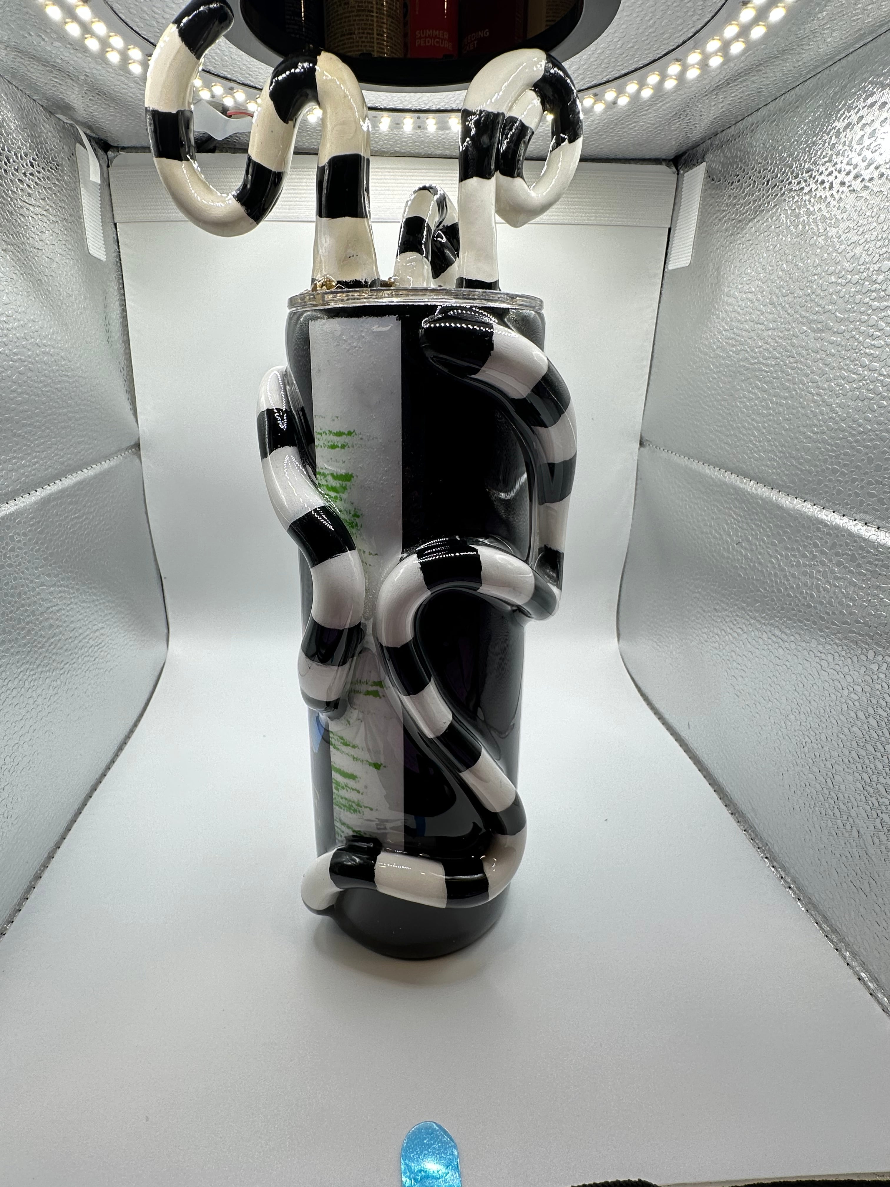 🖤 “Sandworm Madness” 3D Custom Tumbler 🖤 | Handmade Horror Cup | Movie-Inspired Drinkware