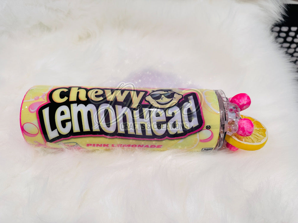 Chewy Lemonheads Tumbler with Candy Lid