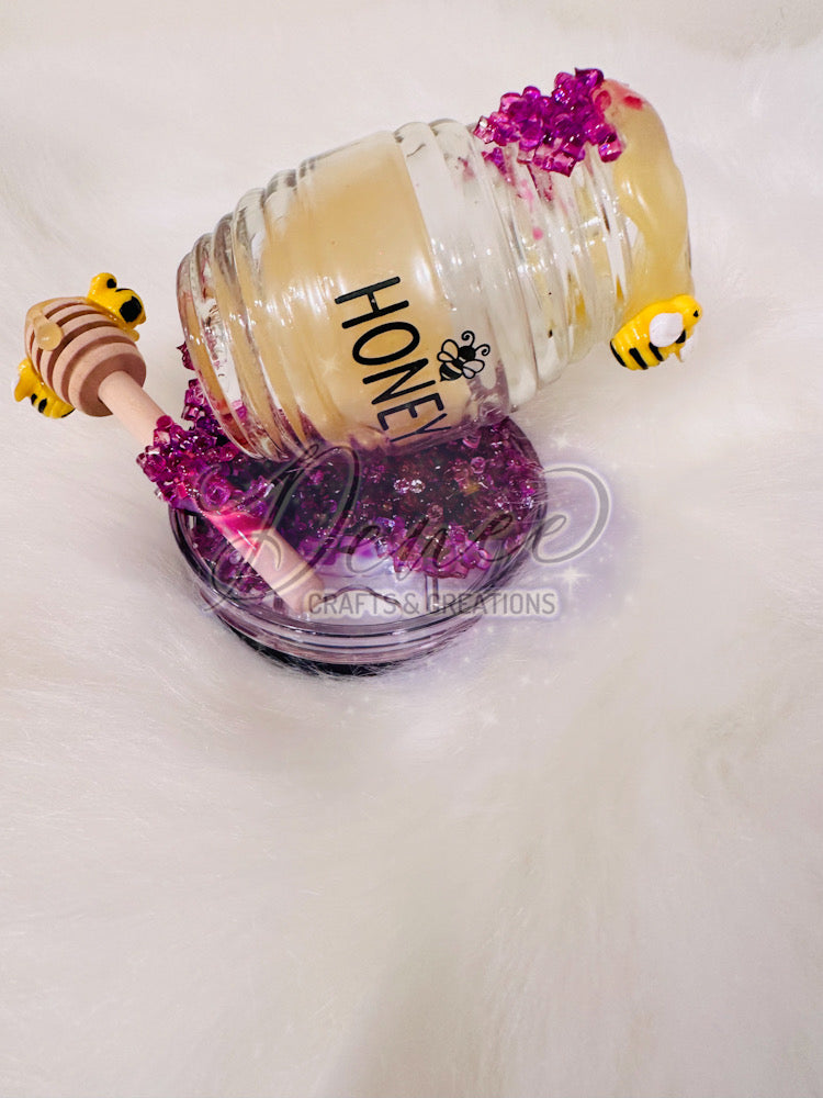 Bumble Bee Crackled Tumbler