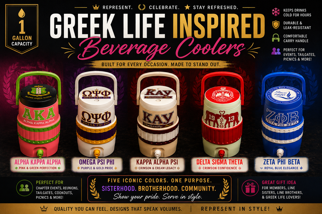 Greek Life Inspired Cooler Collection