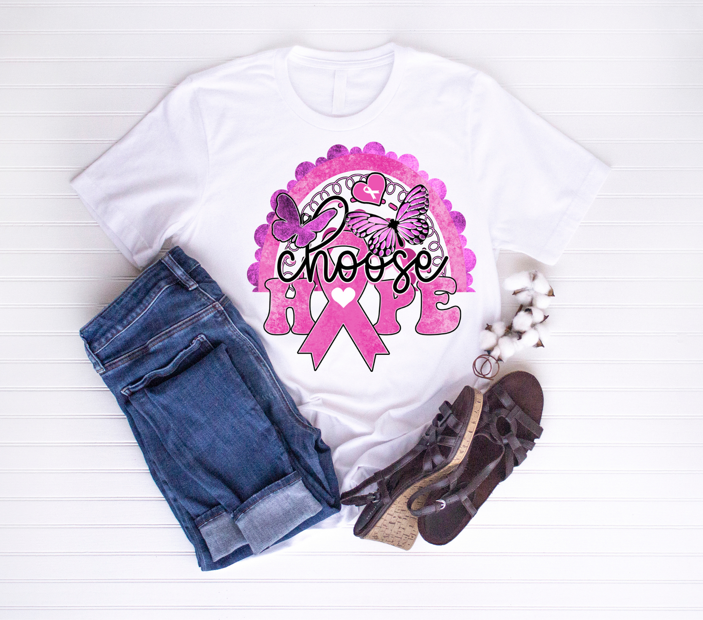 Choose Hope Tumbler and Shirt Bundle