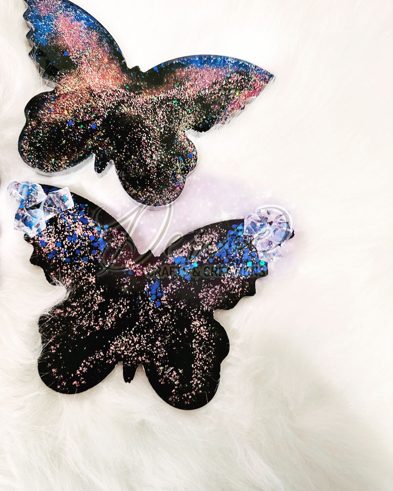 Butterfly Resin art Tray