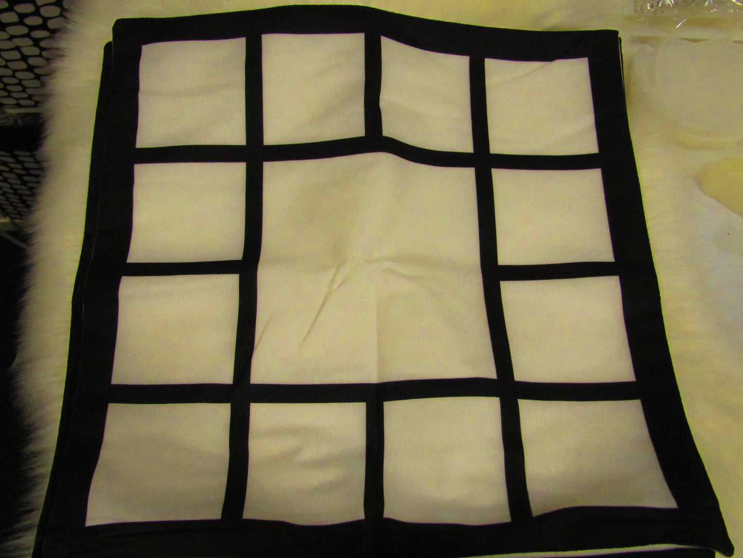 Sublimation Blank Lattice Pillowcases - Available in 9-Panel or 13-Panel Bundles