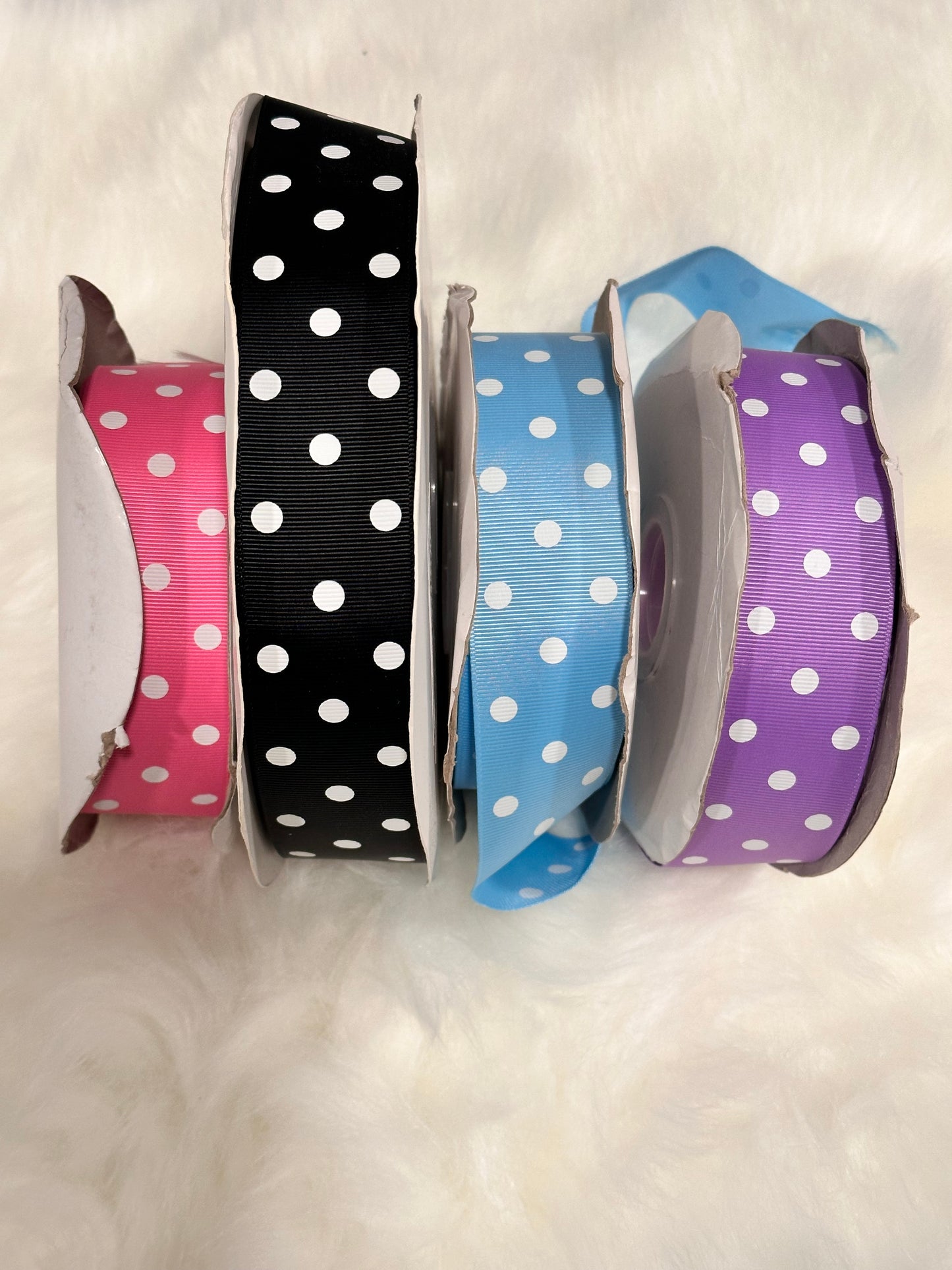 Double sided satin ribbon