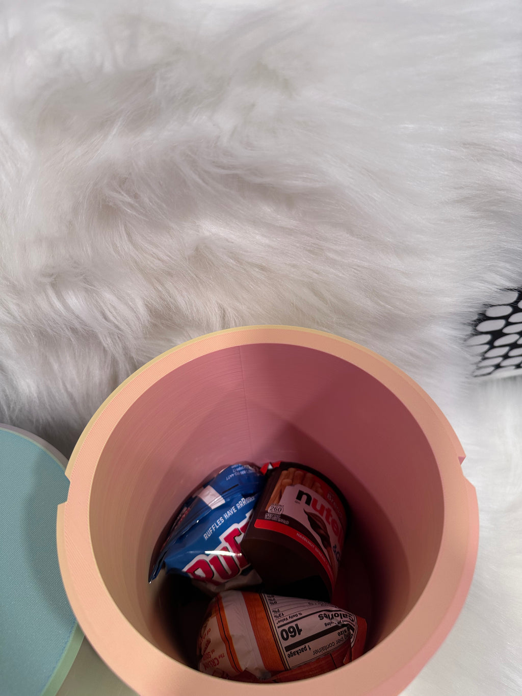 Personalized Push Pop Easter Basket with Photo – Custom Pastel Easter Keepsake Bucket for Kids