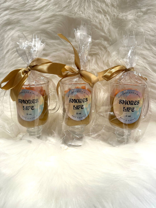 S’mores Life Soy Candle – Campfire Dessert Scent, Handcrafted with Soy Wax