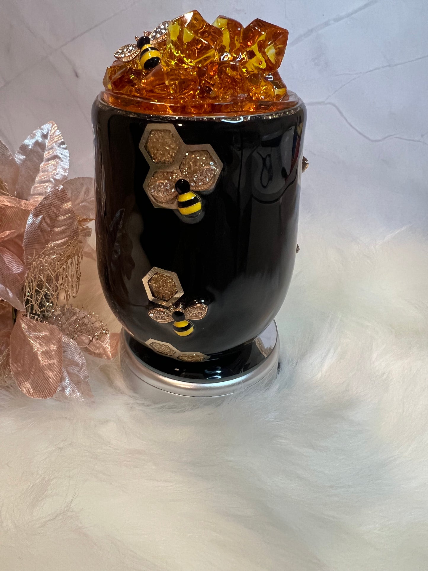 Bumble bee Honey Lid Tumbler