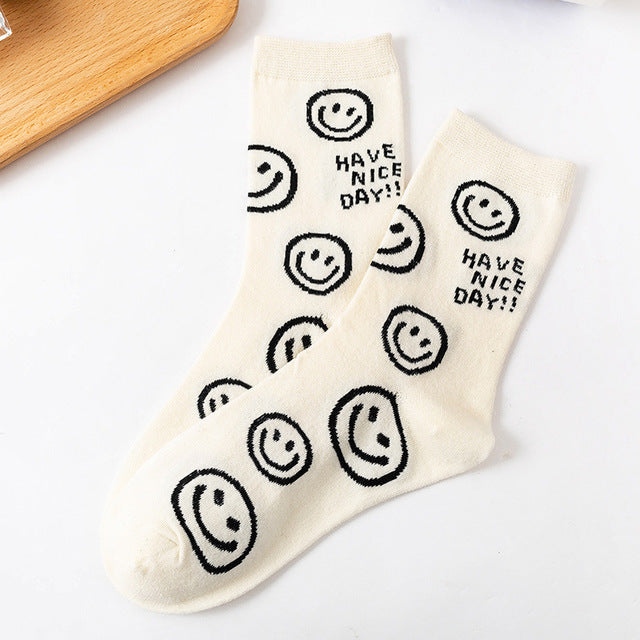 Smiling Face Women's Socks