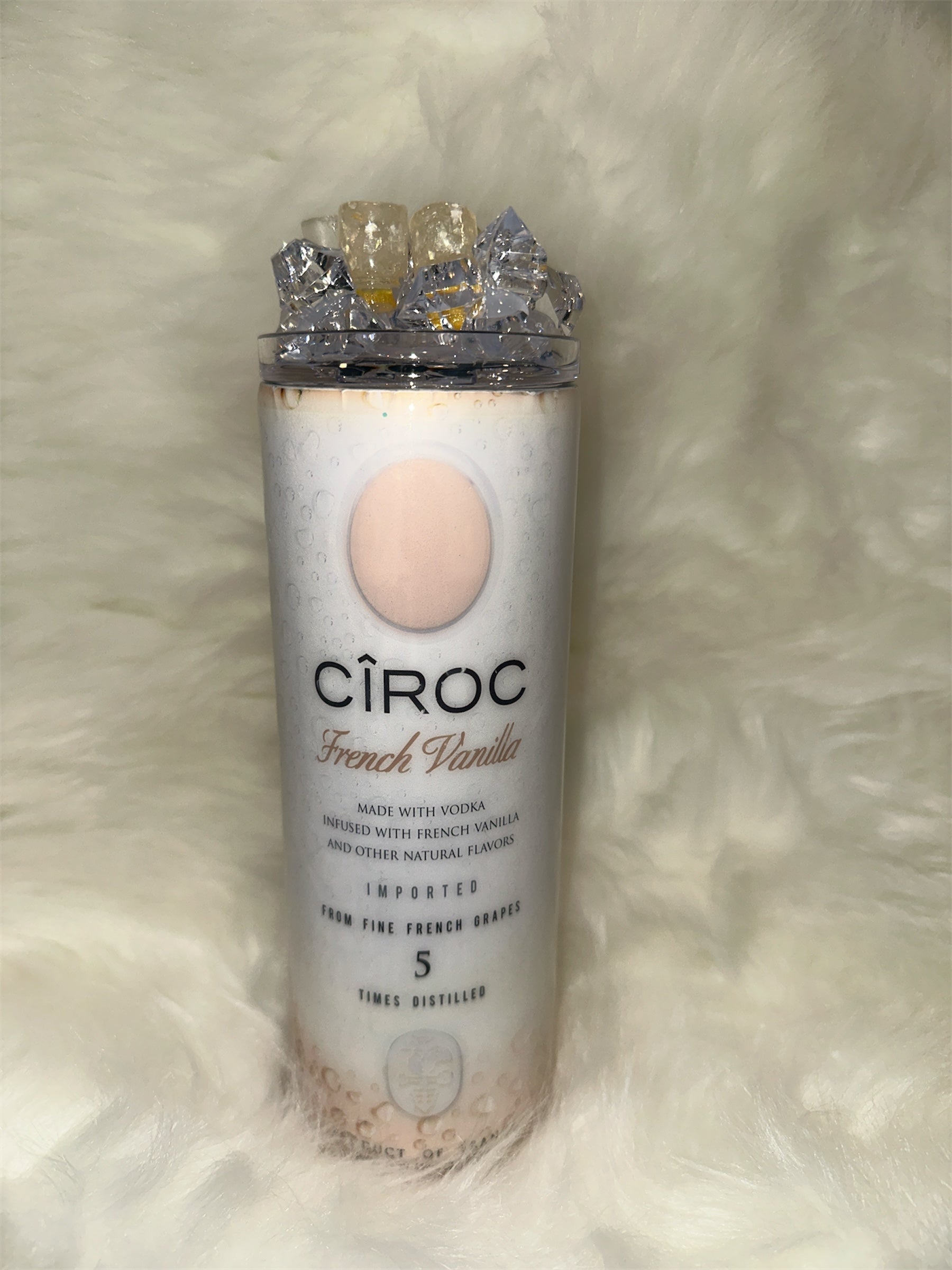 Ciroc French Vanilla Inspired Faux Ice Tumbler 20 oz