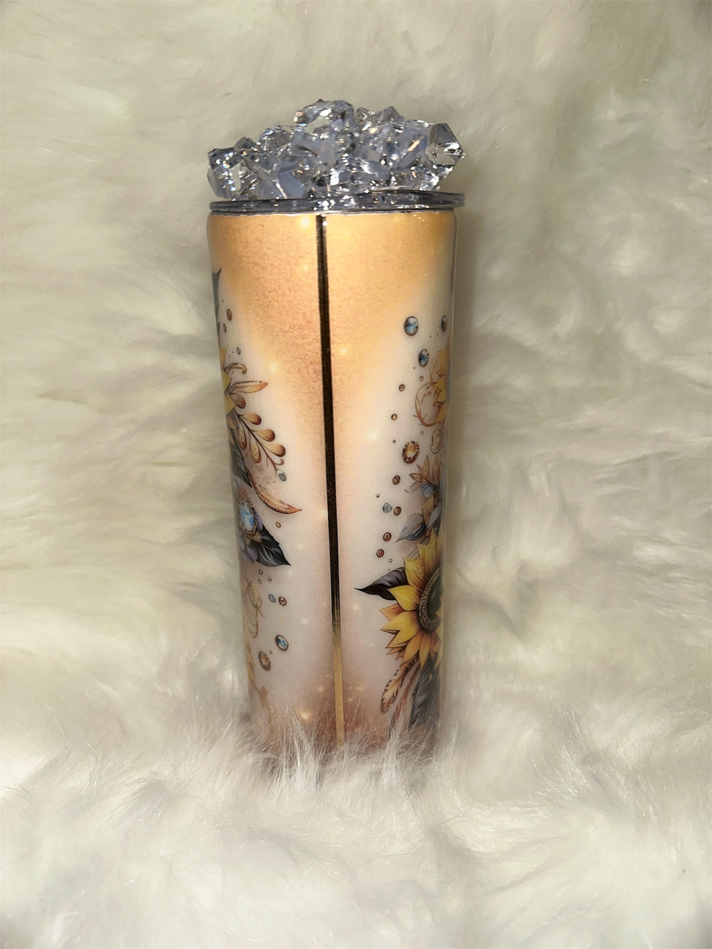 Sunflower Mama Faux Ice Tumbler 20 oz