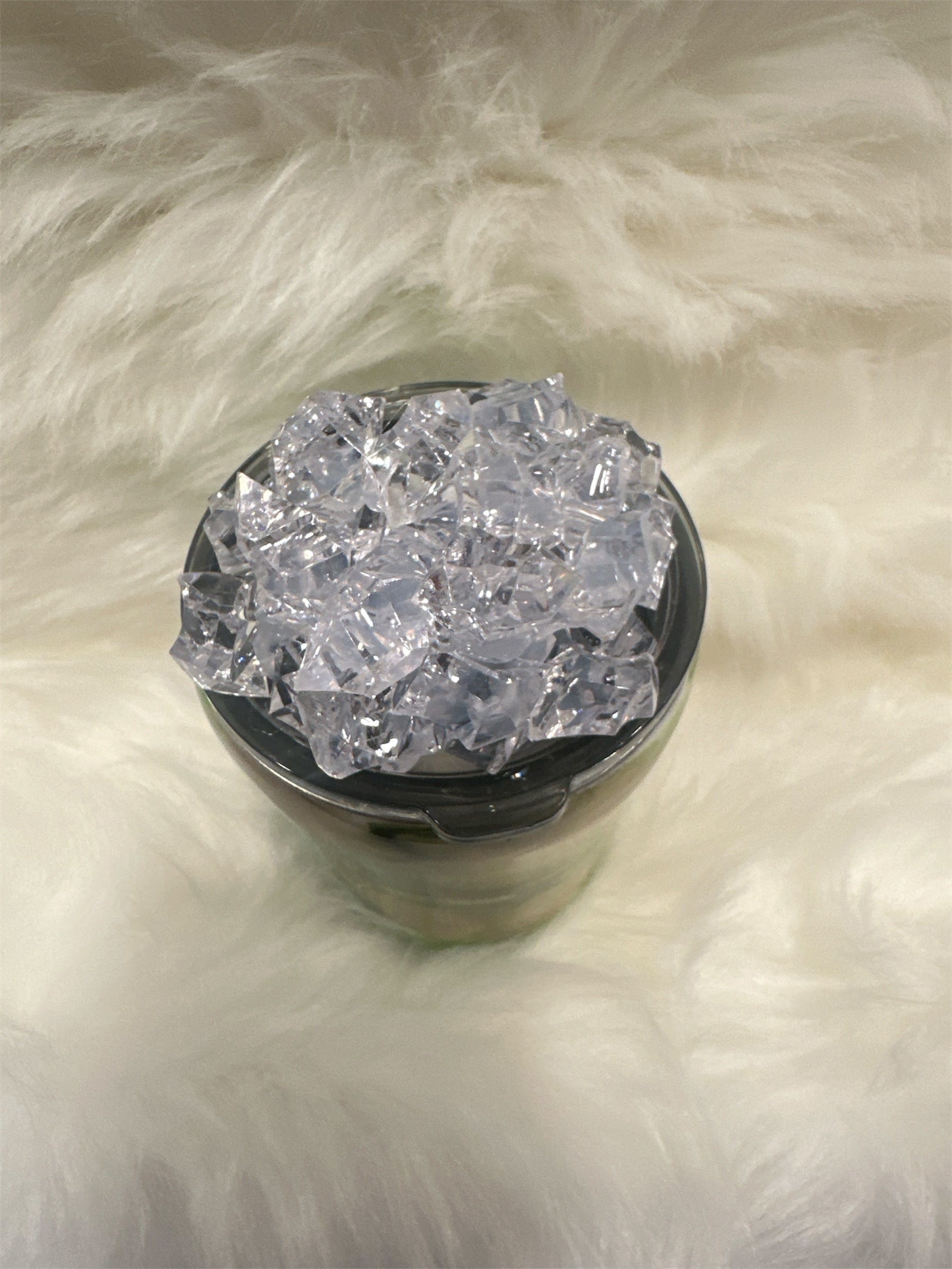 Green Gold Marble Faux Ice Mini Tumbler 10 oz