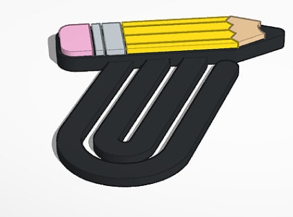 Pencil Checker Desk Set OBJ Files | 3D Printable Teacher Desk Organizer | Pencil Holder, Post-It Holder & Paperclip Bundle