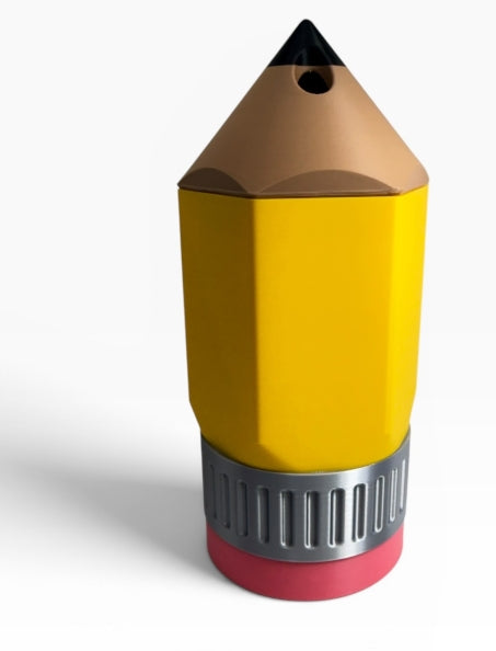 Personalized Pencil Can Cooler| 3D Printed Teacher Gift | Back to School Drink Holder | Custom Name Koozie | Unique Desk Accessory | Student Gift