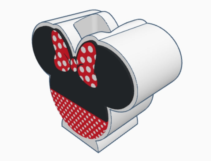 MINNIE MOUSE THEMED BBW SOAP HOLDER | STRAW TOPPER | KEYCHAIN TUTORIAL | DIGITAL FILE ON LY!