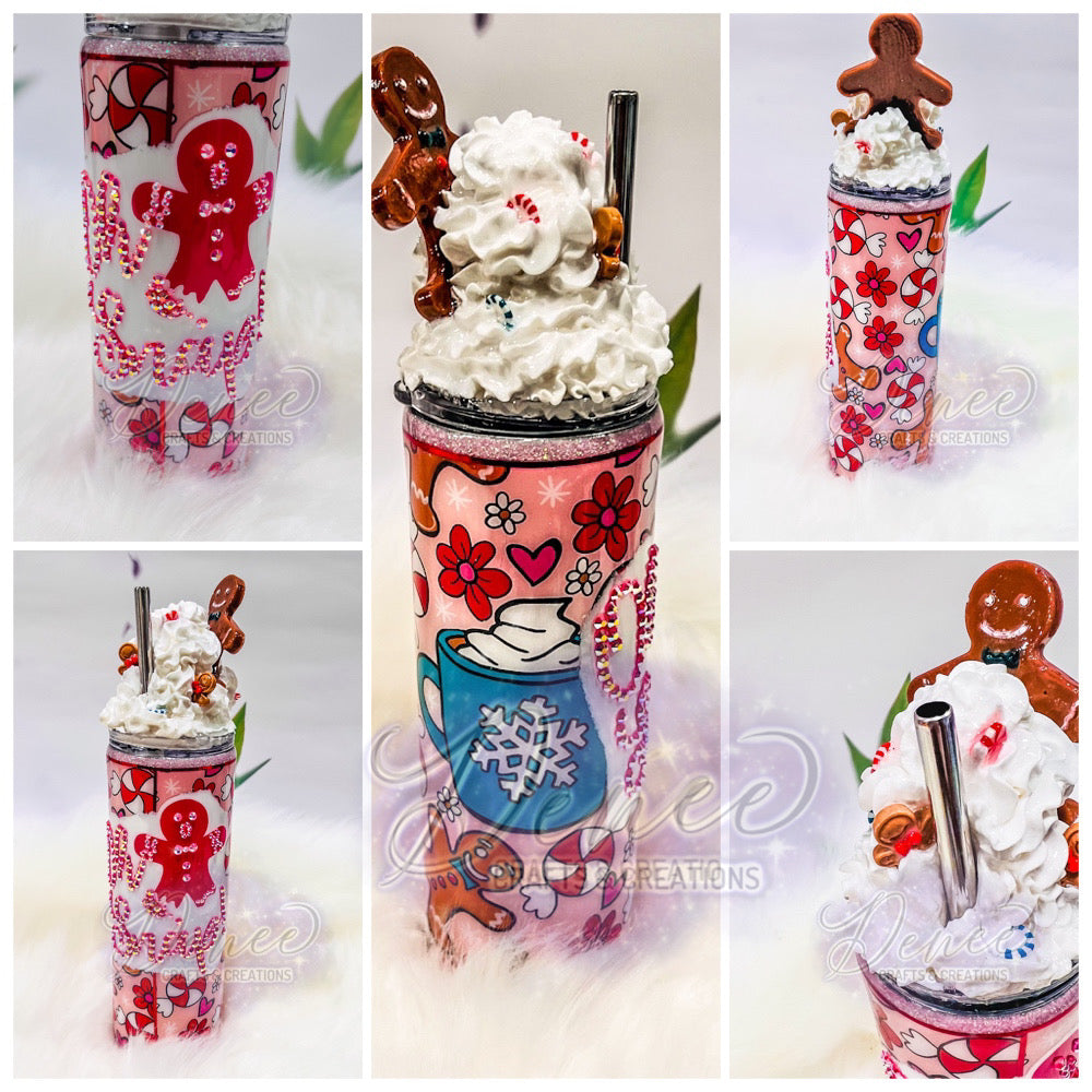 Gingerbread Man tumbler