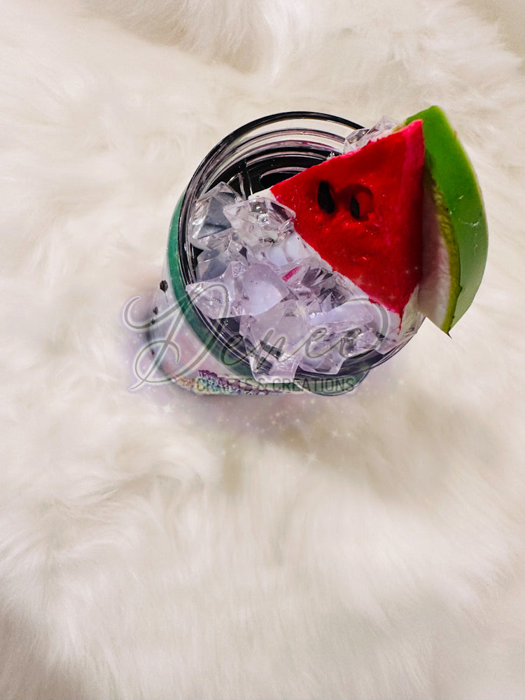 Summer Vibes Watermelon themed Tumbler