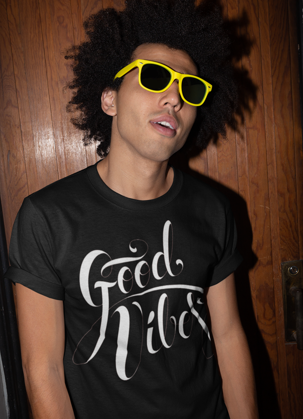 Good Vibes Type T-shirt