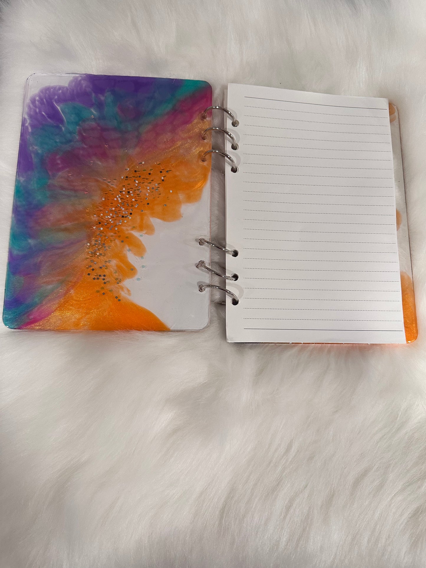 Faith resin notebook