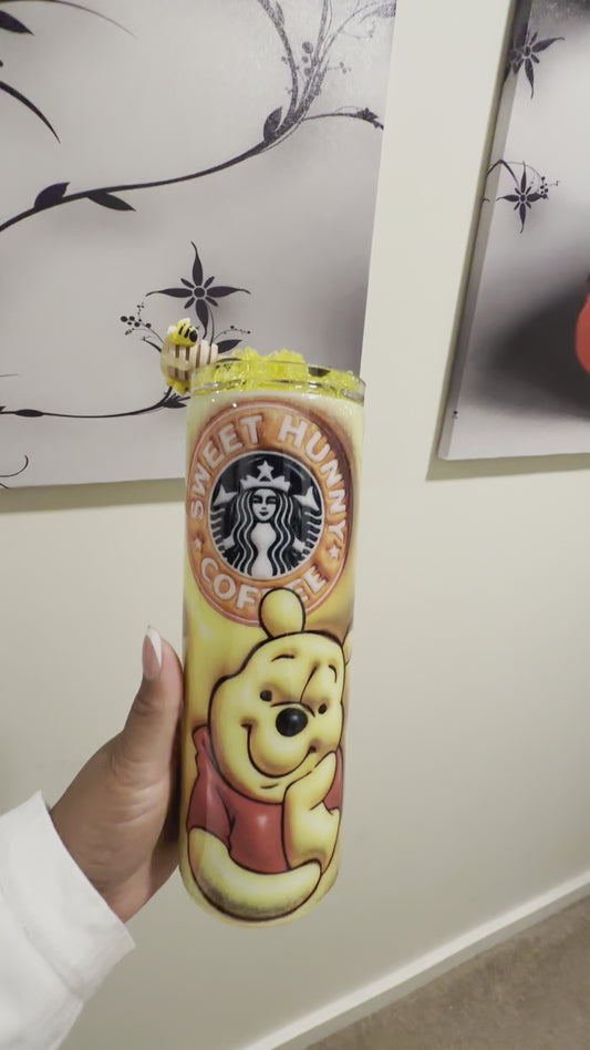 Winnie and Piglet Coffee Tumbler