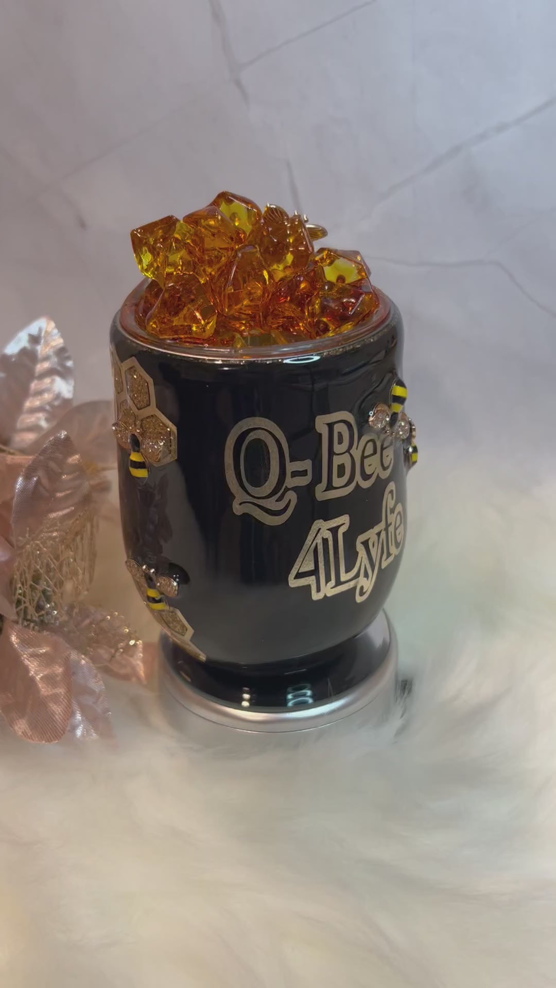 Bumble bee Honey Lid Tumbler