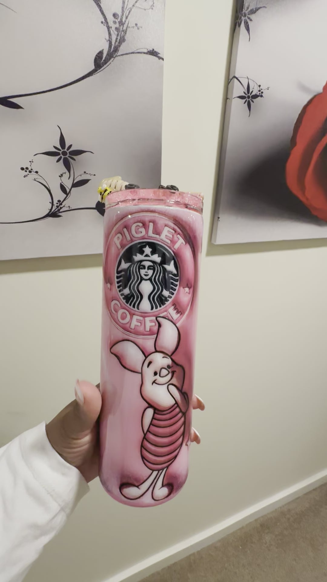 Winnie and Piglet Coffee Tumbler