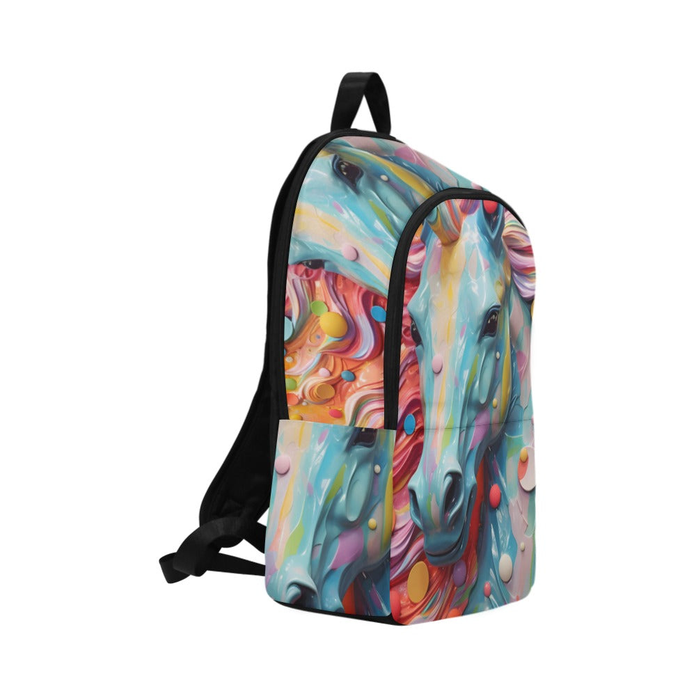 unicorn Fabric Backpack for Adult (Model 1659)