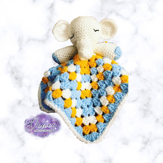 Embroidered Elephant Lovie