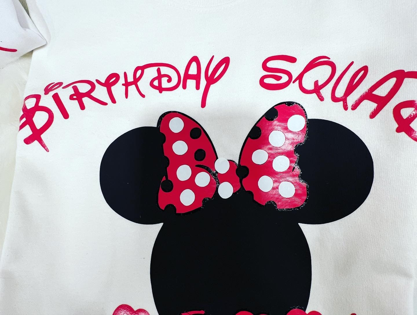 Minnie family Birthday HTV shirts