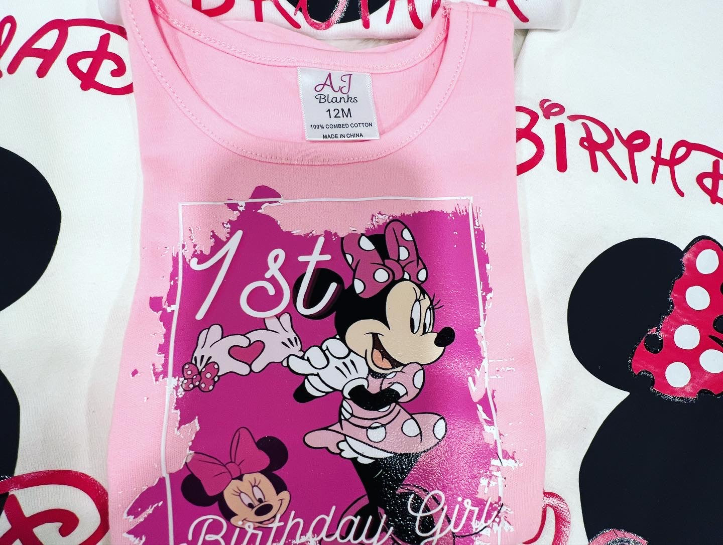 Minnie family Birthday HTV shirts