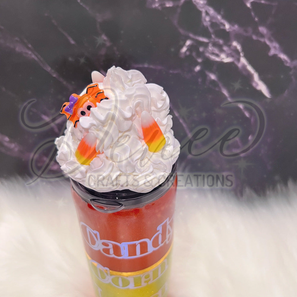 Candy Corn Lover 20 oz Tumbler with Whipped removable Lid